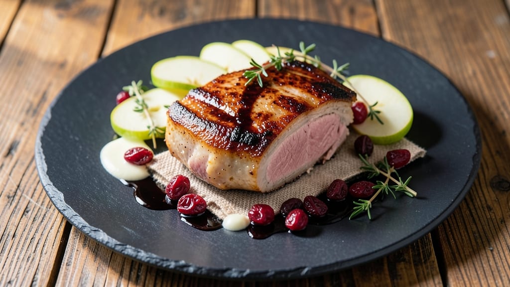 Pork Chop Apple Cranberry Recipe: Sweet-Tart Glaze That Caramelizes Edges