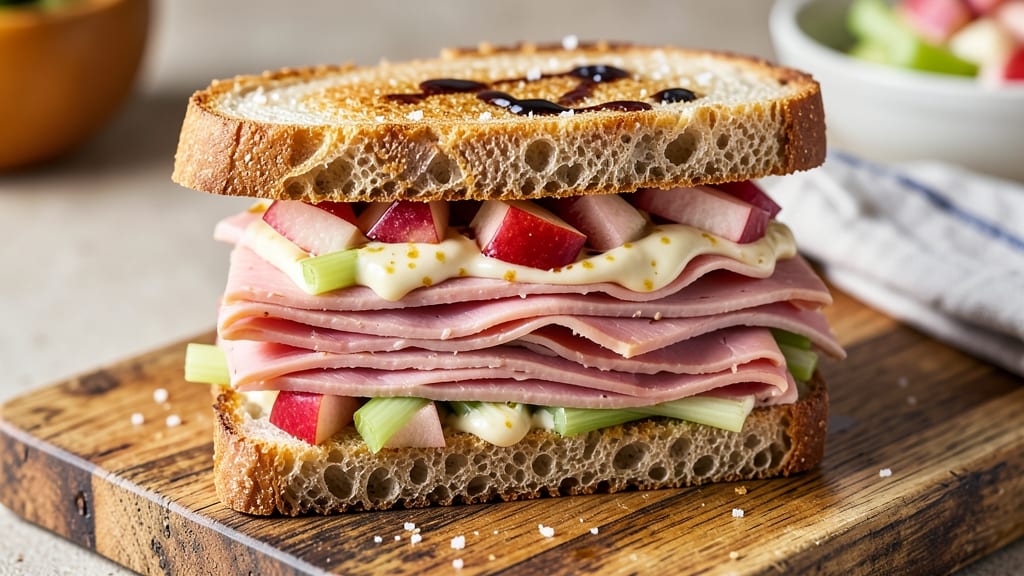Turkey Apple Salad Sandwich Recipe: Crisp Celery and Sweet Apple Harmony in Layers
