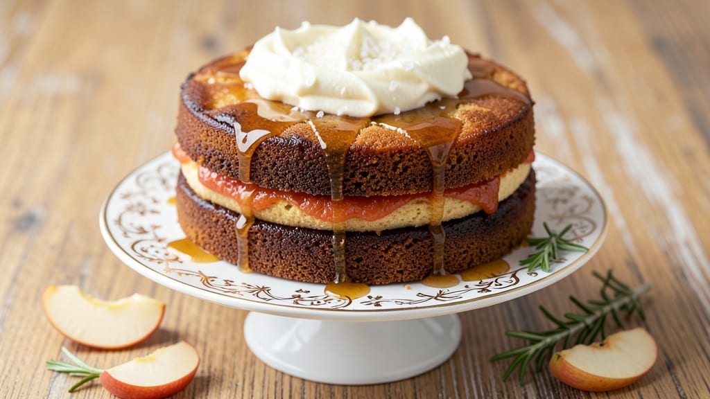 Apple Sauce Cake Recipe UK: Spiced Moistness With Buttery Streusel Topping