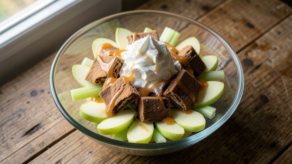 Twix Caramel Apple Salad Recipe: Crunchy Celery and Chocolatey Twix Twist