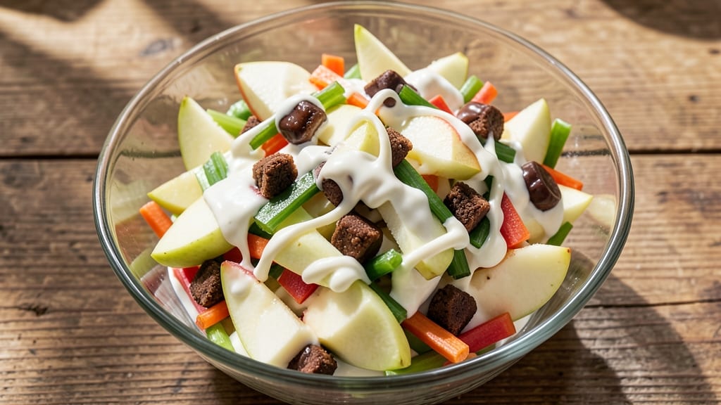 Old Fashioned Snickers Apple Salad Recipe: Celery-Pepper Crunch Meets Warm Caramelized Sweetness