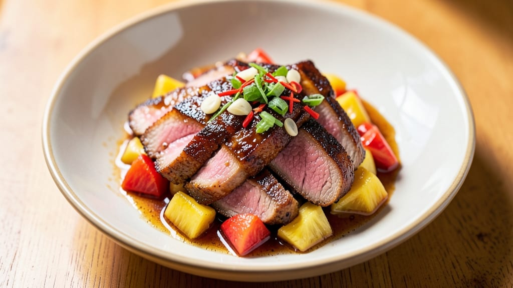 Pork With Pineapple Tidbits Recipe: Tropical Glaze That Caramelizes Meat and Fruit