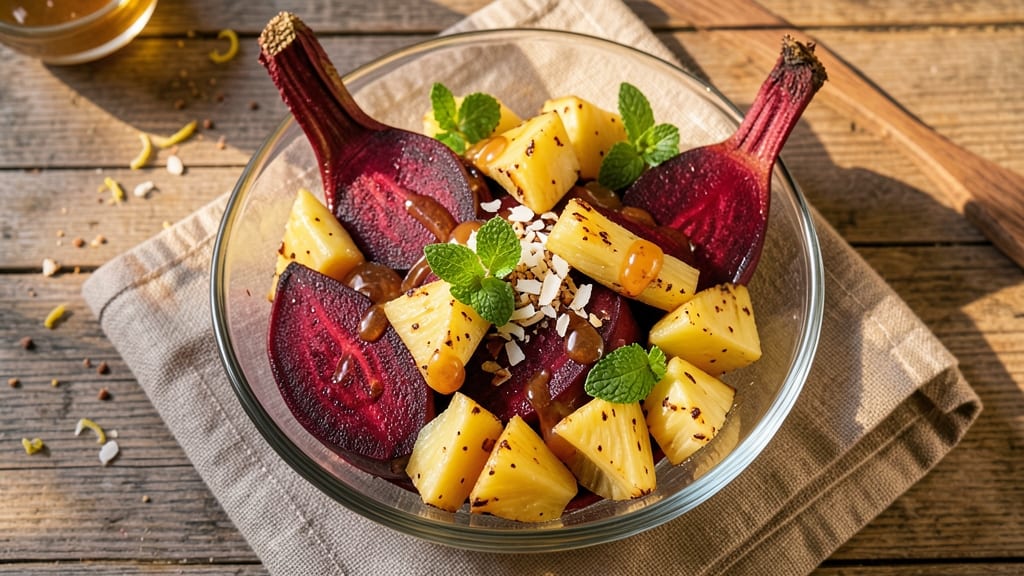 Beetroot And Pineapple Salad Recipe: Earthy Sweetness With Tropical Crunch Contrast