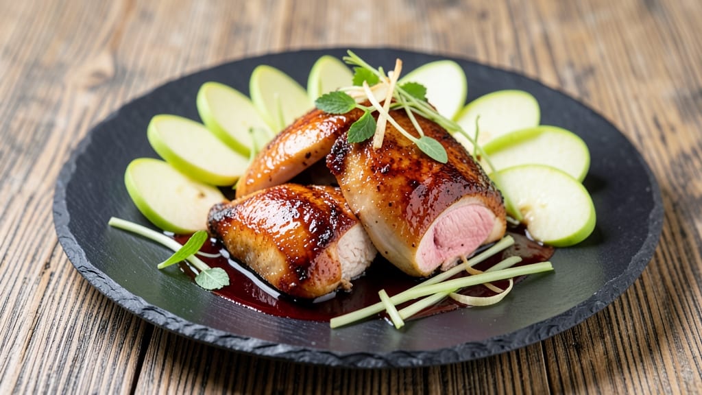 Chicken With Apple Chinese Menu Recipe: Braised Celery Crunch and Sweet Soy Harmony