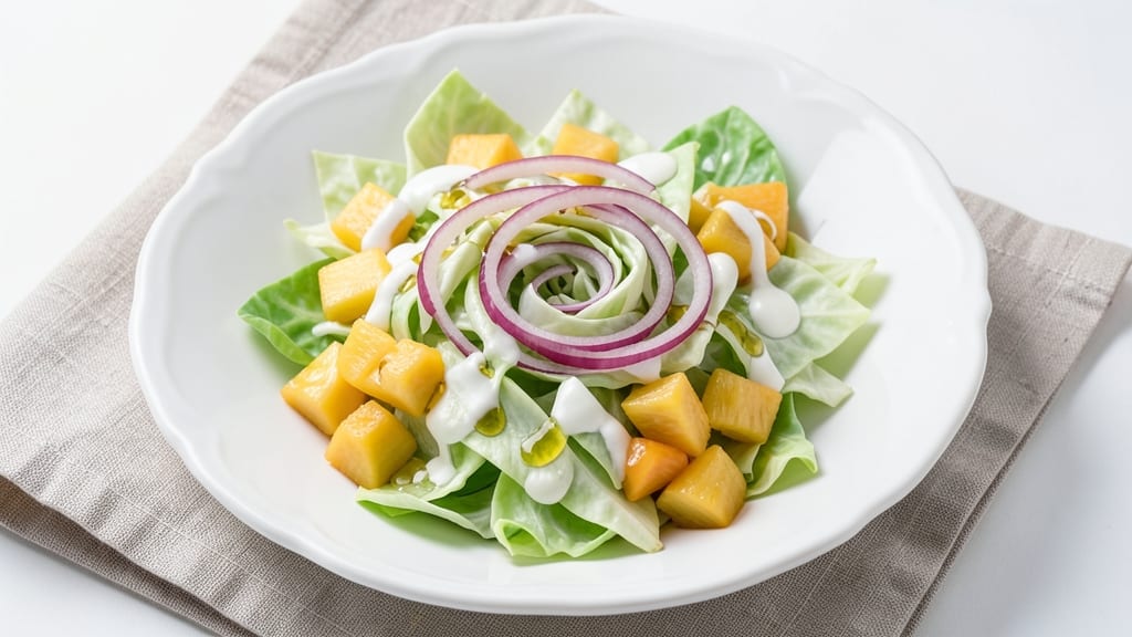 Cabbage Pineapple Salad Recipe: Tropical Crunch With Creamy Lime Dressing