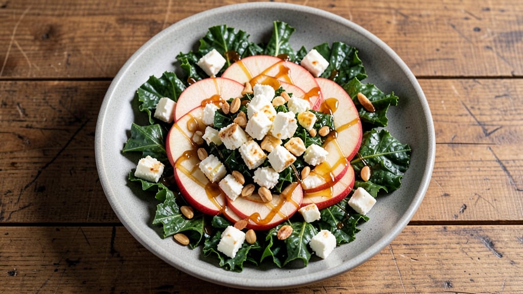 Kale Apple Feta Salad Recipe: Crunchy Textures and Tangy Sweetness Balance