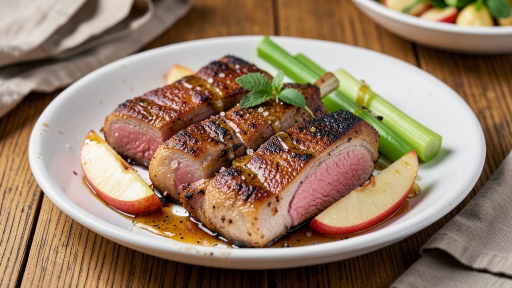 Pork Chops and Apples Recipe Oven: Sweet-Tart Glaze Balances Crunchy Celery Bites