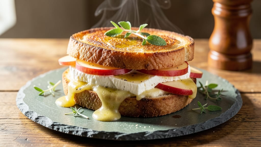 Brie and Apple Grilled Cheese Recipe: Gooey Melty Layers With Crispy Grill Marks