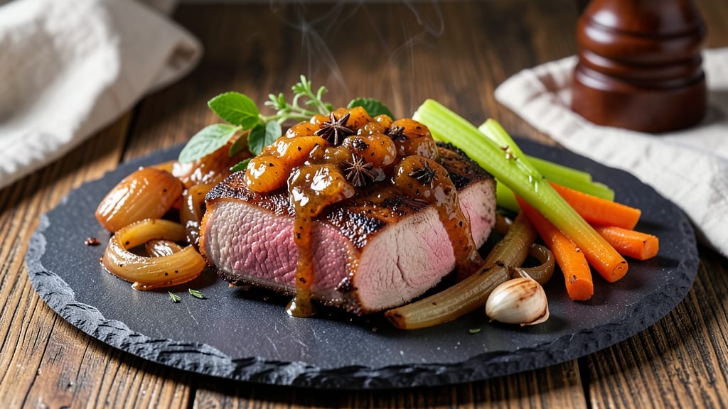 Apple Chutney Recipe for Pork Tenderloin: Slow-Braised Spice and Celery Crunch Fusion