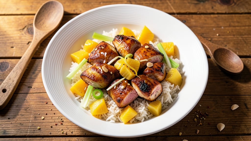 Minute Rice Pineapple Chicken Recipe: One-Pan Tropical Sweetness With Celery Crunch