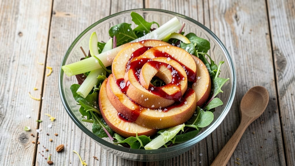 Frozen Apple Salad Recipe: Crisp Celery and Sweet Apple Refreshment