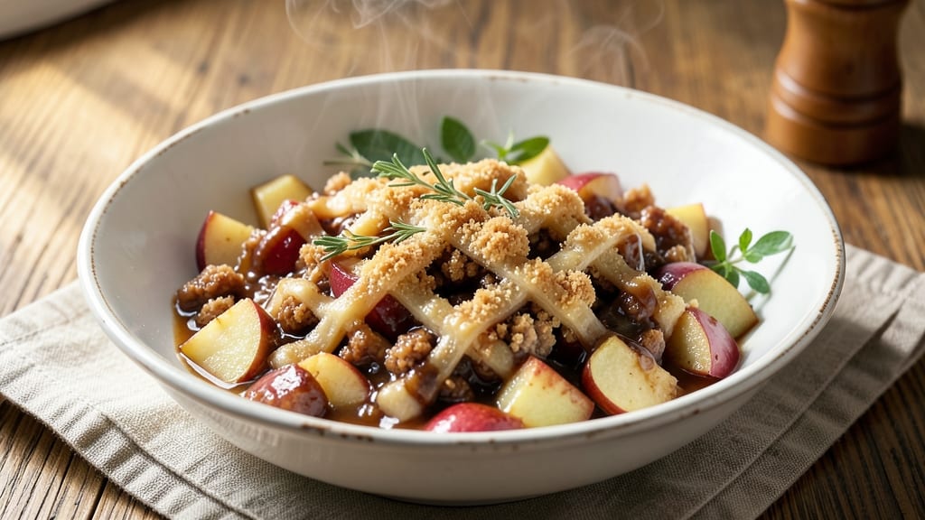 Apple Crumble Sauce Recipe: Spiced Vanilla Cinnamon Swirl Magic