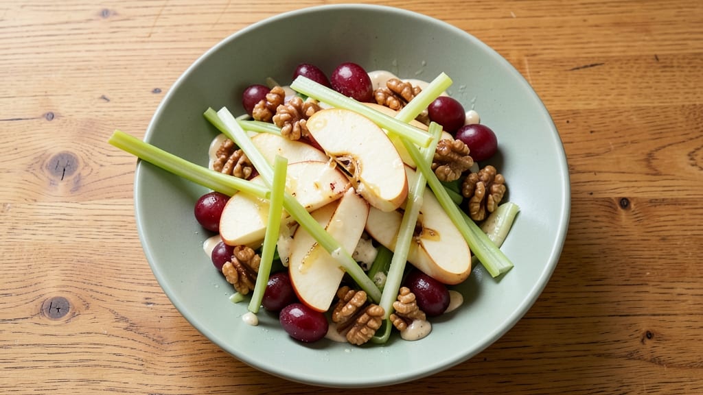 Vegan Apple Salad Recipe: Crisp Celery and Sweet Apple Refreshment