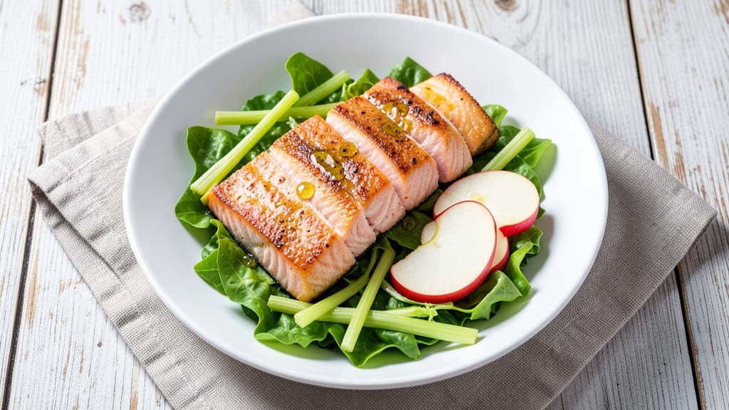 Salmon Apple Celery Salad Recipe: Bright Citrus-Dressed Crunch in 20 Minutes