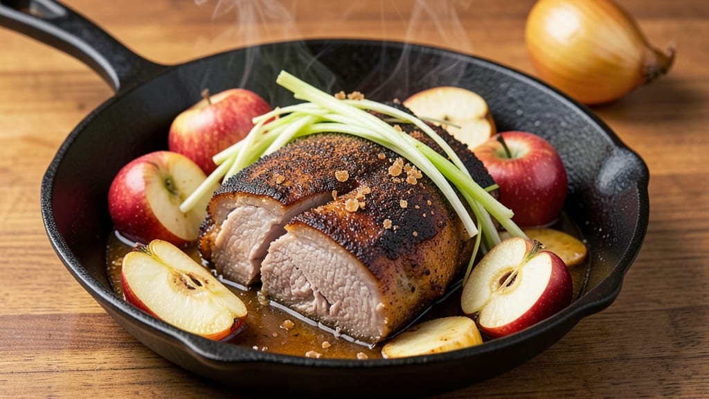 Pork Shoulder Apple Recipe: Smoky Sweet Braise With Crisp Celery Bites