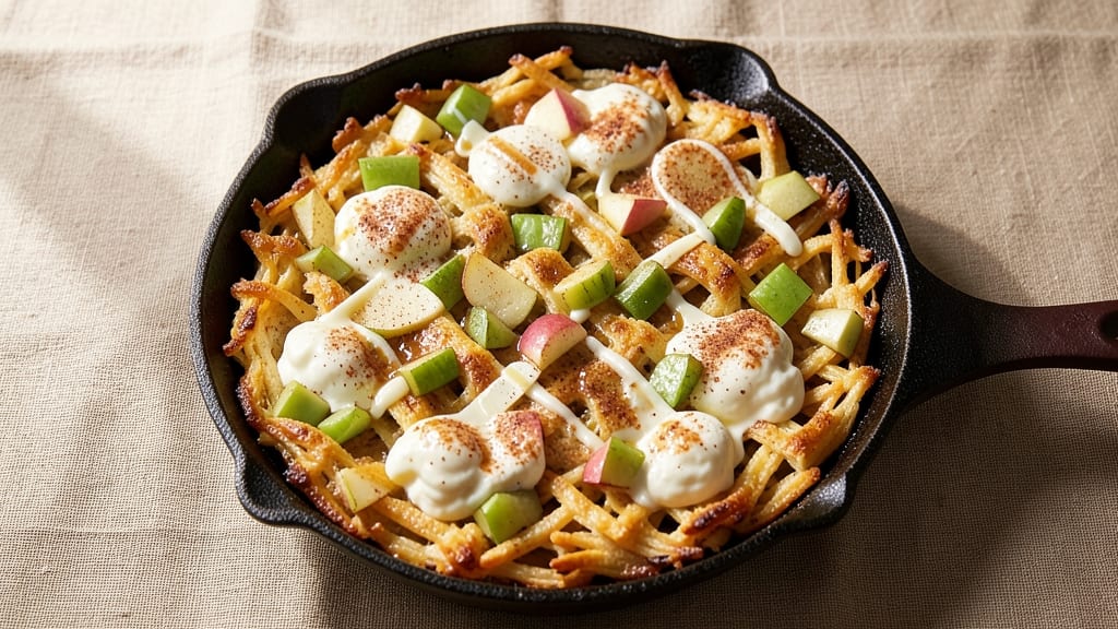 Apple Fritter Breakfast Casserole Recipe: Crispy Top, Gooey Apple Filling