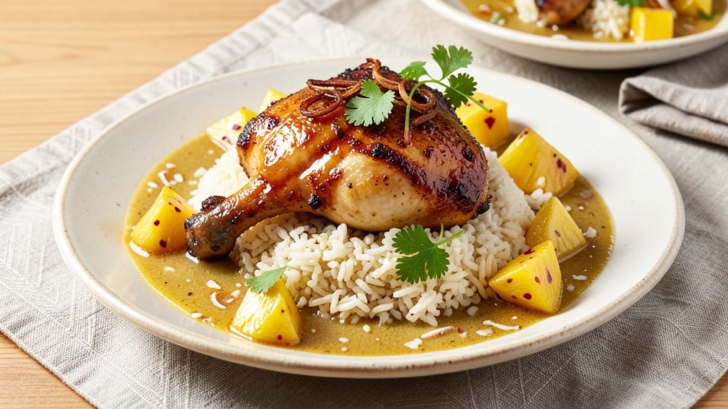 Pineapple Chicken And Rice Slow Cooker Recipe: Tropical Sweetness That Melts Into Savory Rice