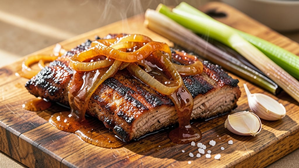 Apple Juice Ribs Recipe: Slow-Simmered Sweetness With Celery-Pepper Crisp
