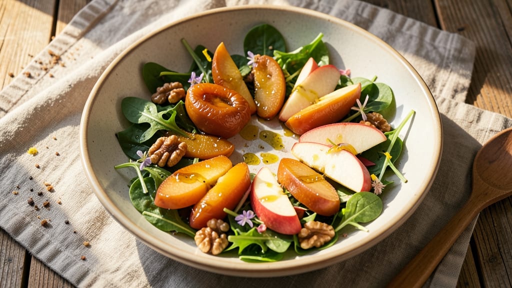 Persimmon Apple Salad Recipe: Autumn Harvest Crunch With Honeyed Sweetness