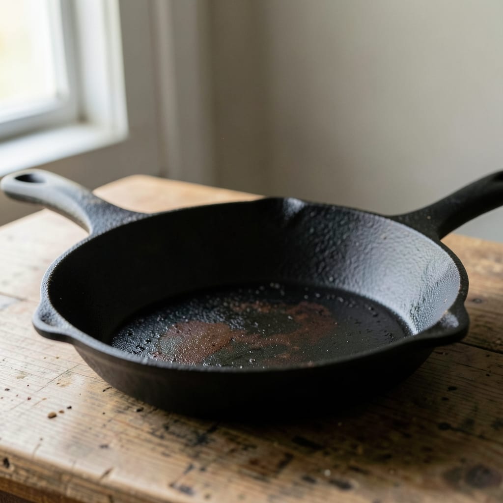 The cast iron skillet
