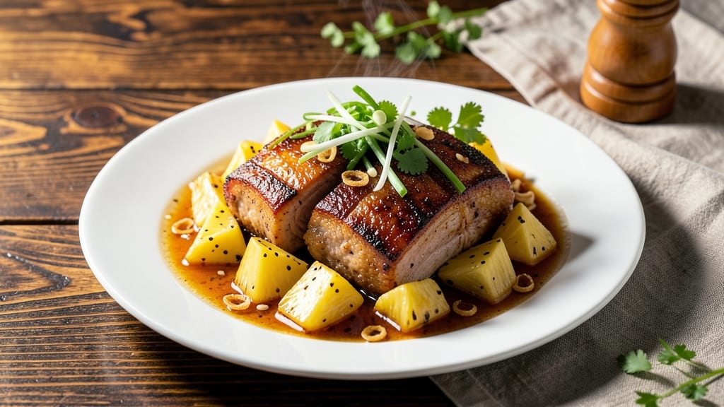 Pork With Pineapple Recipe Filipino Style: Adobo-Inspired Braise With Crunchy Atchara Twist