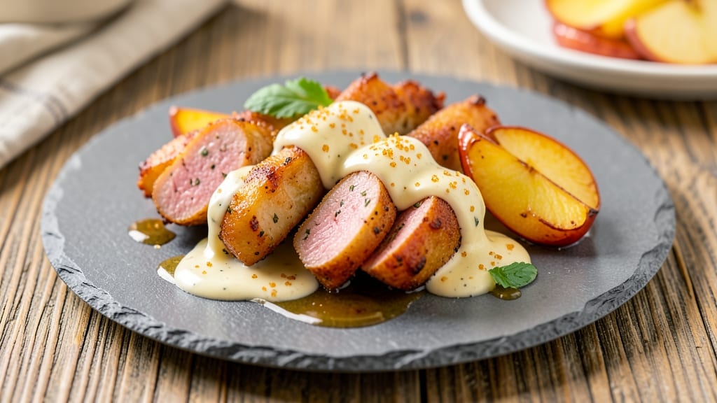 Apple Gouda Chicken Sausage Recipe: Crispy Sausage and Melty Cheese Harmony