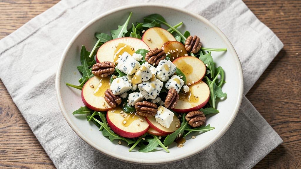 Apple Walnut Blue Cheese Salad Recipe: Crunchy Nut and Tangy Cheese Harmony