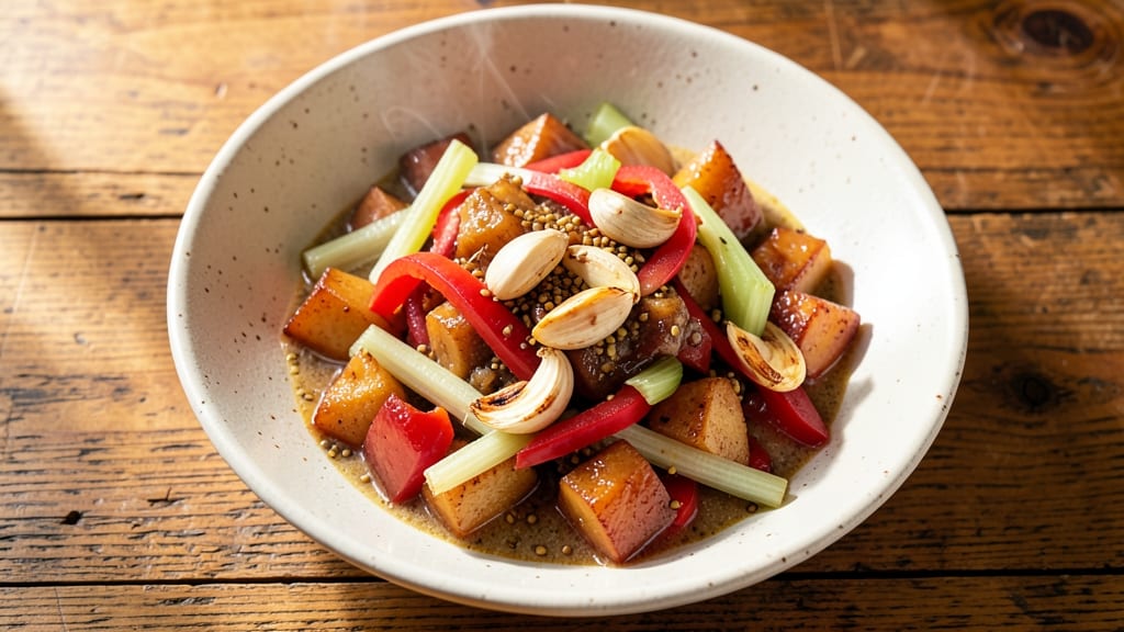 Apple And Garlic Chutney Recipe: Celery-Pepper Crunch Meets Sweet Spiced Depth