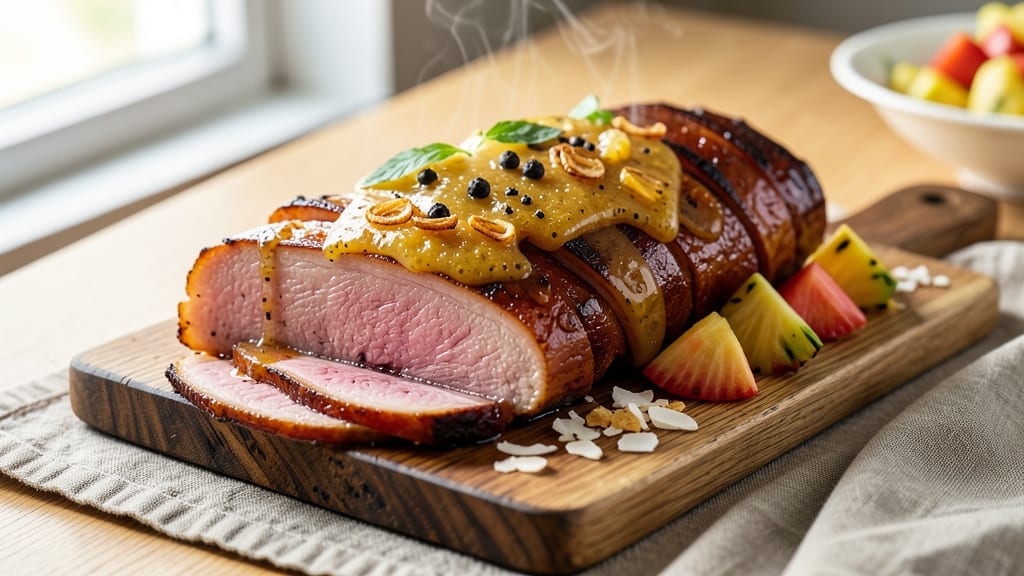 Pineapple Sauce for Baked Ham Recipe: Tangy-Sweet Gloss That Caramelizes Edges