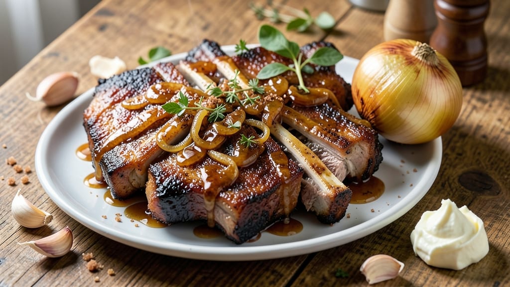 BBQ Ribs Recipe With Apple Juice: Smoky-Sweet Glaze That Tenderizes Meat
