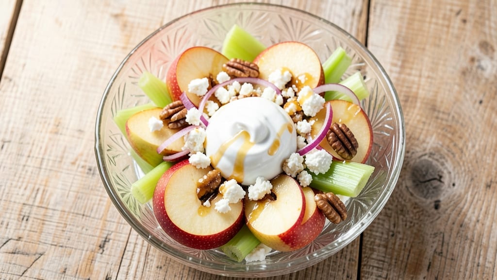 Apple Pie Salad Recipe: Crunchy Celery and Warm Spiced Apple Fusion
