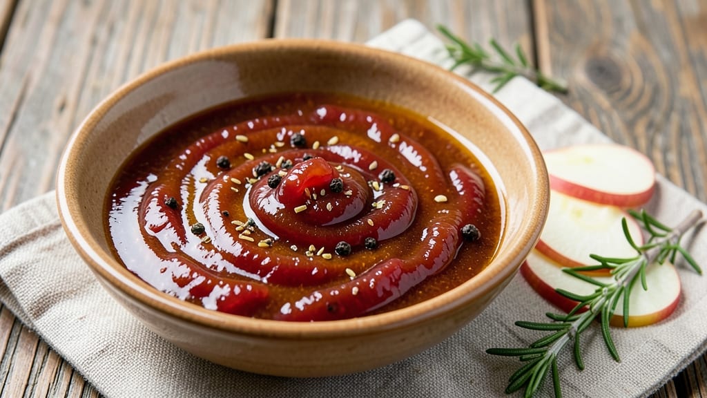 Sweet Apple BBQ Sauce Recipe: Celery-Pepper Crunch Meets Smoky Sweetness