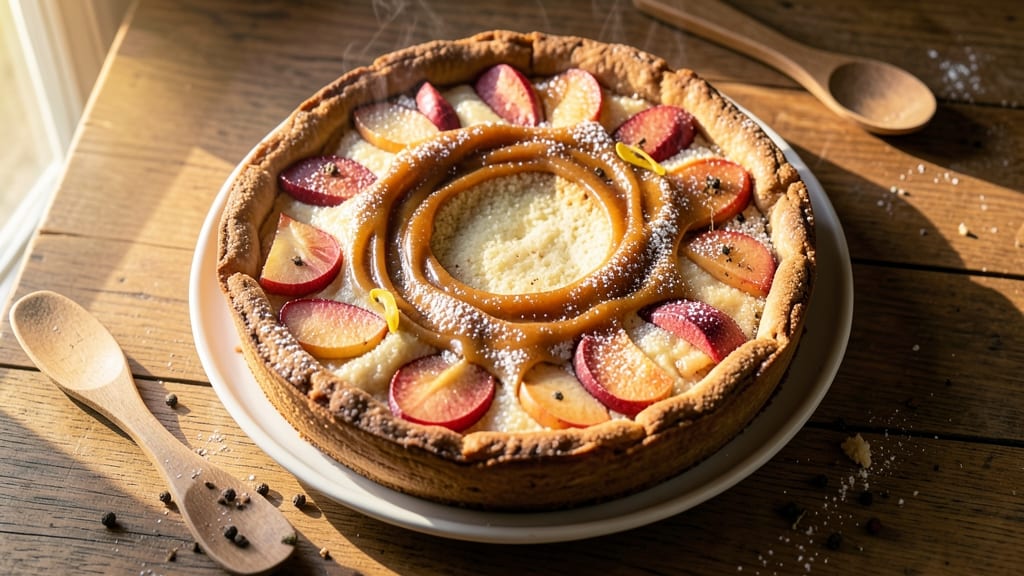 French Apple Torte Recipe: Buttery Streusel Crown Over Tart Filling