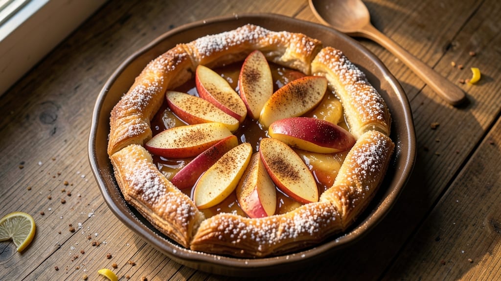 French Normandy Apple Tart Recipe: Rustic Pastry Hugs Caramelized Fruit