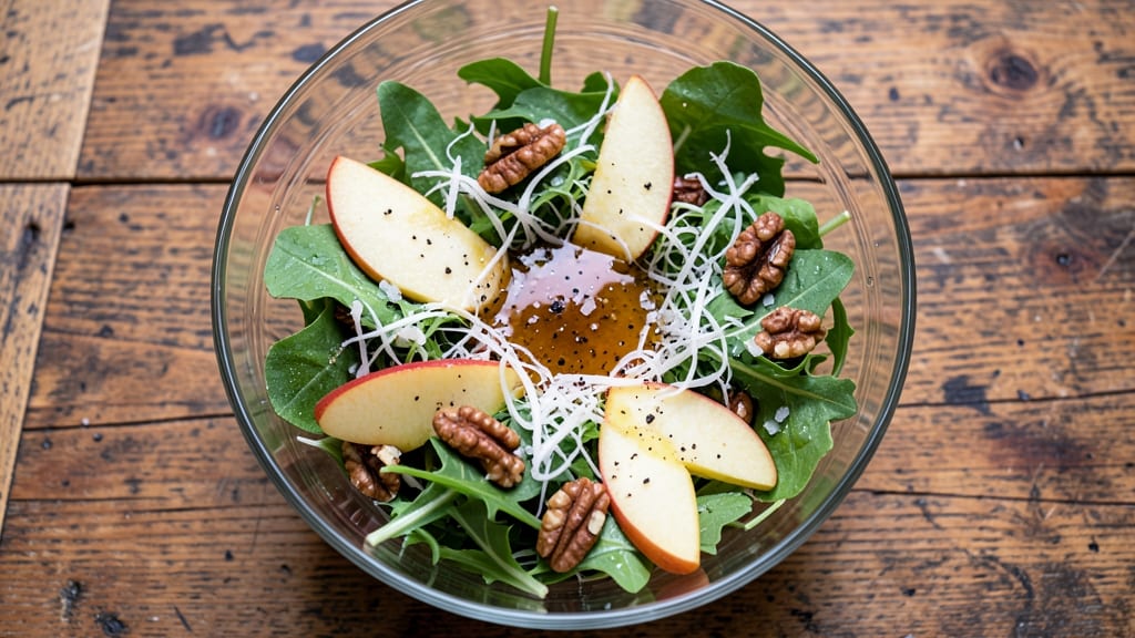 Apple Cider Vinaigrette Salad Recipe: Crisp Celery and Sweet Apple Contrast