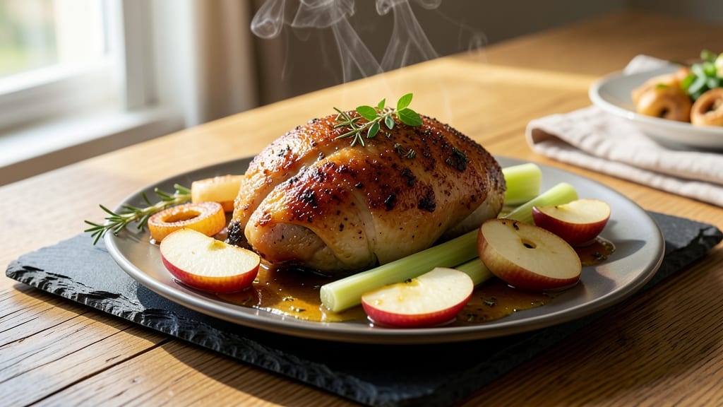 Chicken Apple Oven Recipe: Braised Until Fork-Tender With Celery Crunch
