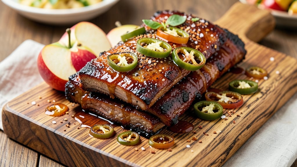Apple Jalapeno Smoked Ribs Recipe: Sweet Heat Crunch That Sticks to Every Bite