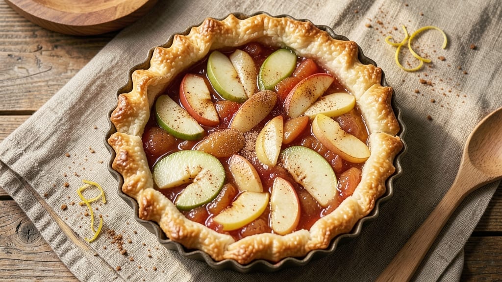 French Apple Tart Recipe Puff Pastry: Golden Crust Meets Spiced Filling