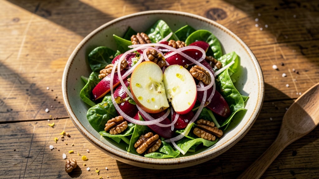Old Chicago Apple Walnut Salad Recipe: Crunchy Nut and Tart Apple Harmony