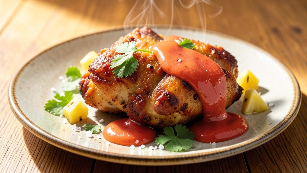 Fried Chicken With Pineapple Sauce Recipe: Tropical Glaze That Sticks to Every Bite