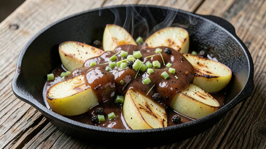Apple Pan Hickory Sauce Recipe: One-Pot Simmer With Celery-Pepper Crunch
