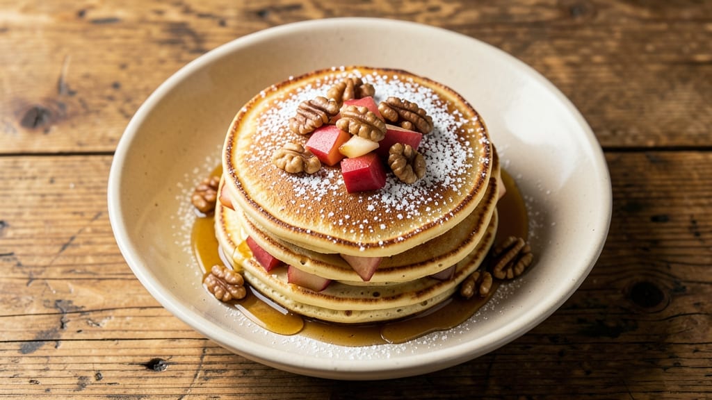 Apple Walnut Pancake Recipe: Fluffy Stacks with Nutty Crunch Topping