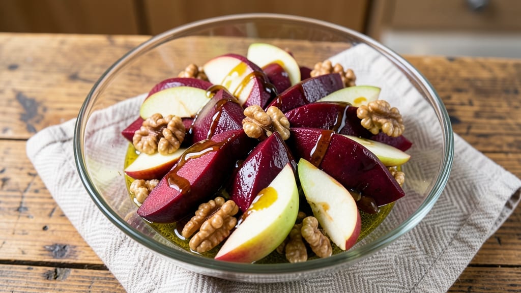 Beet Apple Walnut Salad Recipe: Earthy Sweetness With Crunchy Contrast