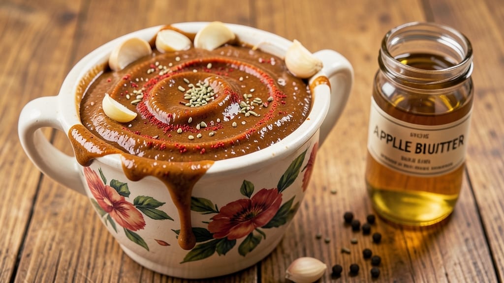 Spicy Apple Butter BBQ Sauce Recipe: Celery-Pepper Heat Meets Sweet Caramelized Depth