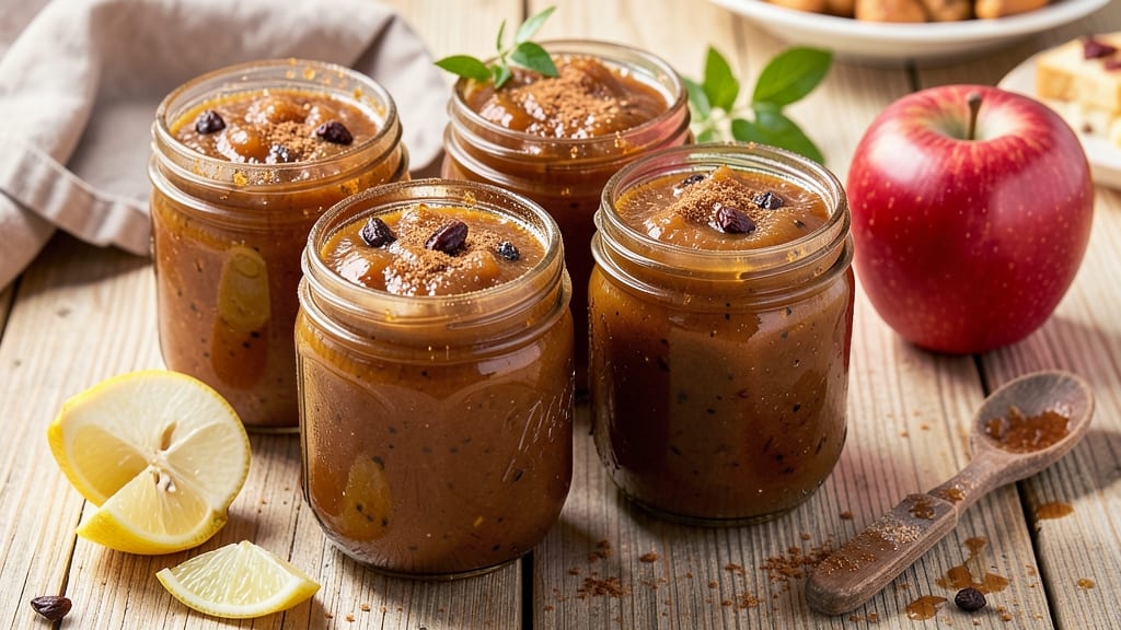 Homemade Apple Sauce Recipe for Canning: Sterilized Jars and Long-Lasting Spice Harmony