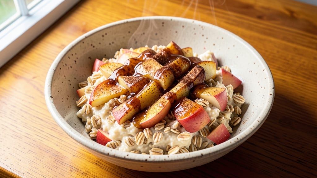 Easy Baked Apple Oatmeal Recipe: Warm Spiced Breakfast in 15 Minutes