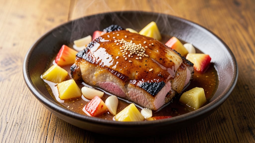 Pork Pata Humba With Pineapple Slow Cooker Recipe: Sweet-Tart Glaze That Caramelizes Pork