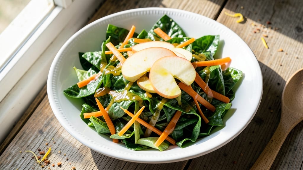 Cabbage, Carrot, and Apple Salad Recipe: Crunchy Trio With Sweet-Tart Vinaigrette