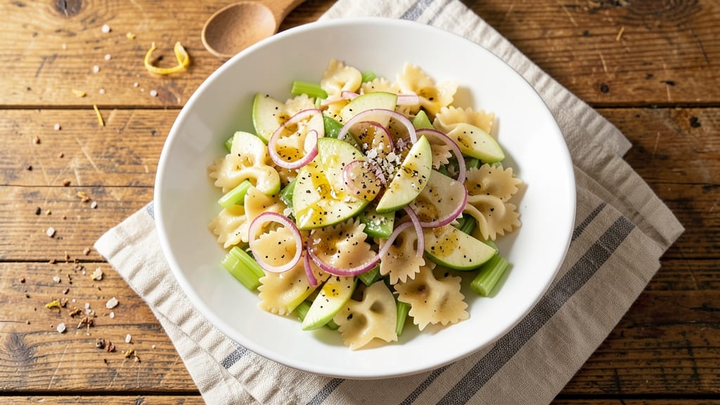 Apple Pasta Salad Recipe: Crunchy Celery and Sweet Apple Bite-Perfect Balance