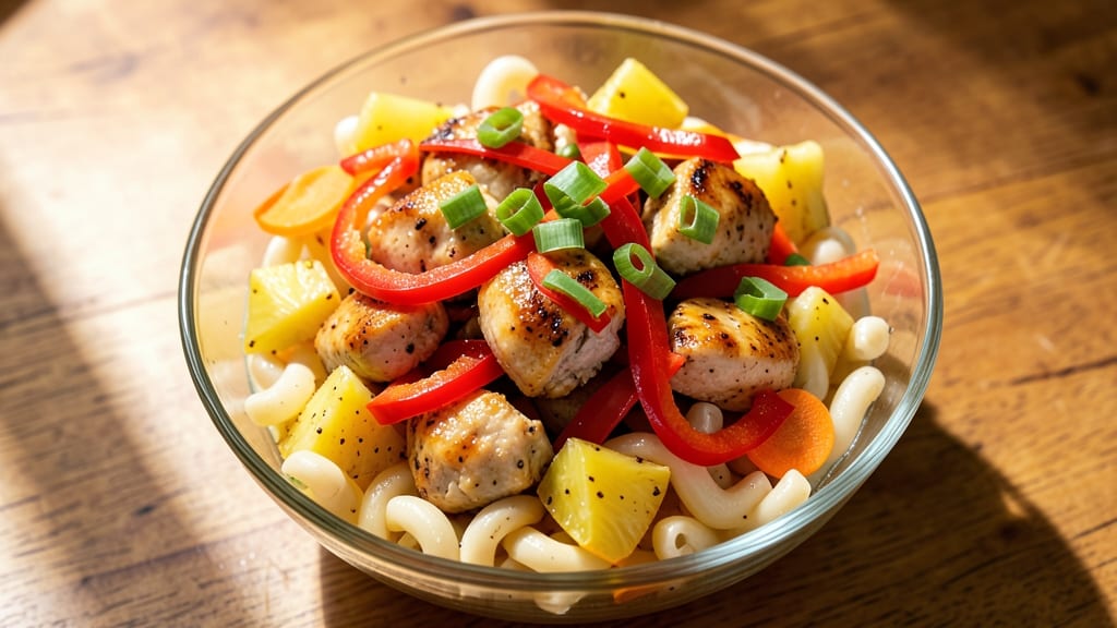 Chicken Pineapple Macaroni Salad Filipino Style Recipe: Sweet-Savory Crunch in Every Bite
